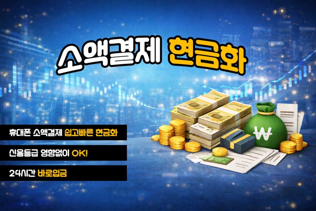 소액결제현금화 구조를 이해해야 안전한 이유 정리